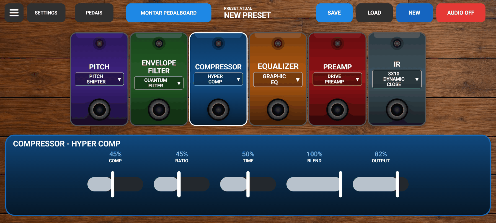 Painel do Compressor